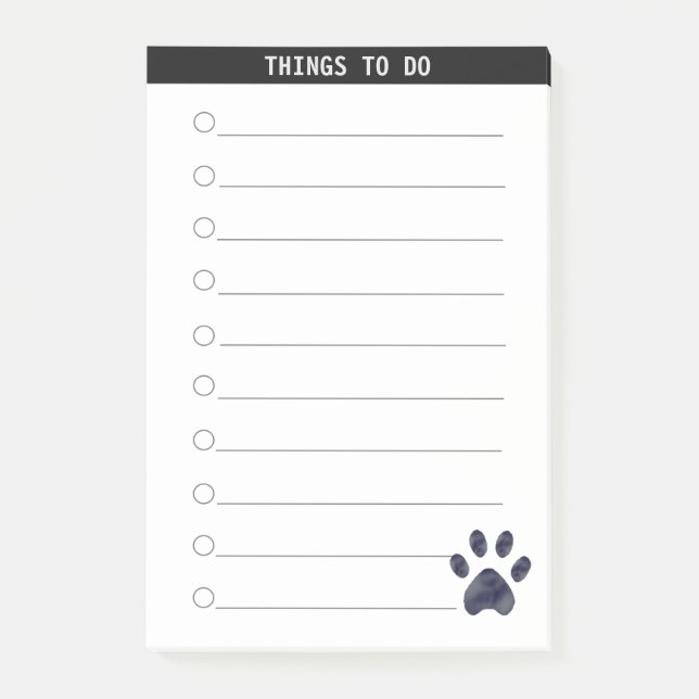 Choses personnalisées à faire et Post-it avec patt (Devant)