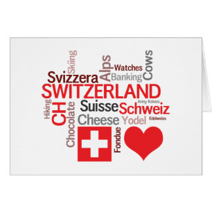 Choses suisses préférées - amour Suisse d'I