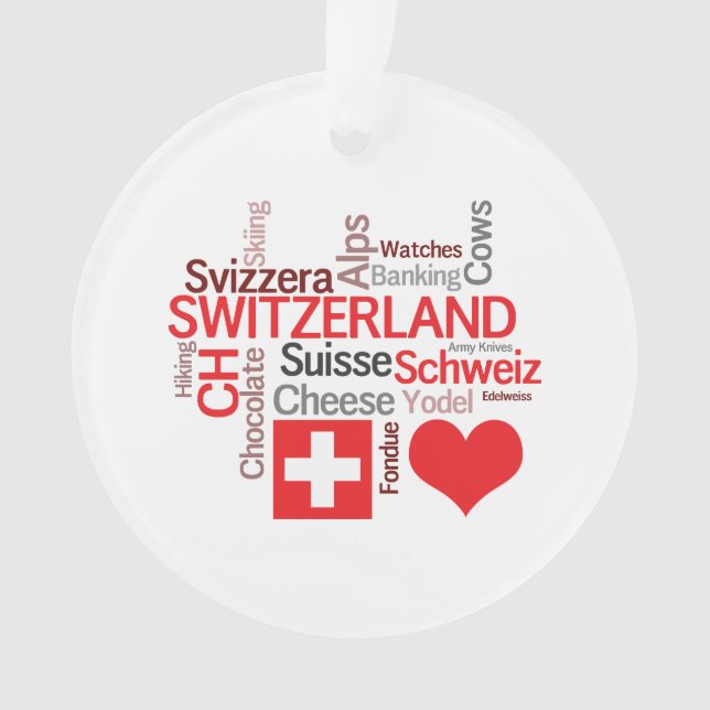 Choses suisses préférées - amour Suisse d'I (devant)