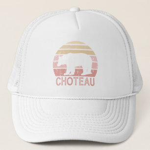 Choteau Montana Retro Bär Truckerkappe