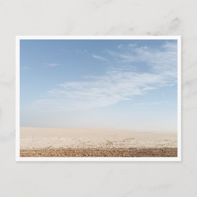 Chott el Djerid (Tunesien) Postkarte (Vorderseite)