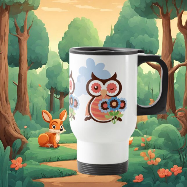 chou de dessin animé tasse de voyage (Créateur téléchargé)