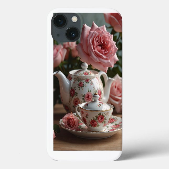 Chou rose Rose Thé iPhone / coque ipad (Verso)