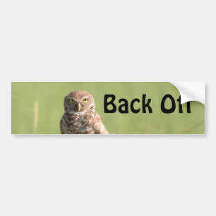 Chouette à terrifier Retourner le bumper Sticker