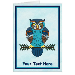 Chouette d'art populaire nordique