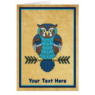 Chouette d'art populaire nordique