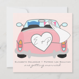 Chouette de chambre bleue et Faire-part de mariage