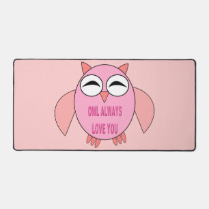 Chouette de message d'amour mignonne