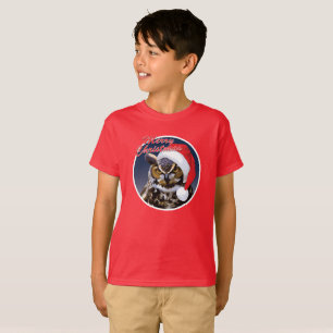 Chouette de Noël - T-shirt de base pour enfants