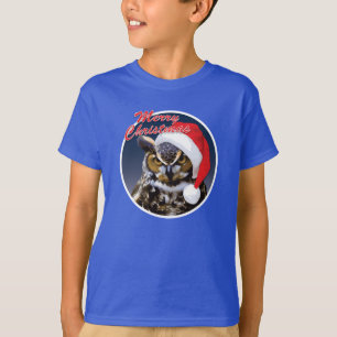 Chouette de Noël - T-Shirt de la hane de base pour
