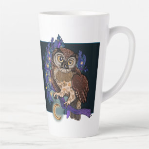 Chouette de nuit boréale Latte Mug