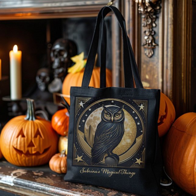 Chouette d'Halloween sur mesure ou Sac fourre-tout (Créateur téléchargé)