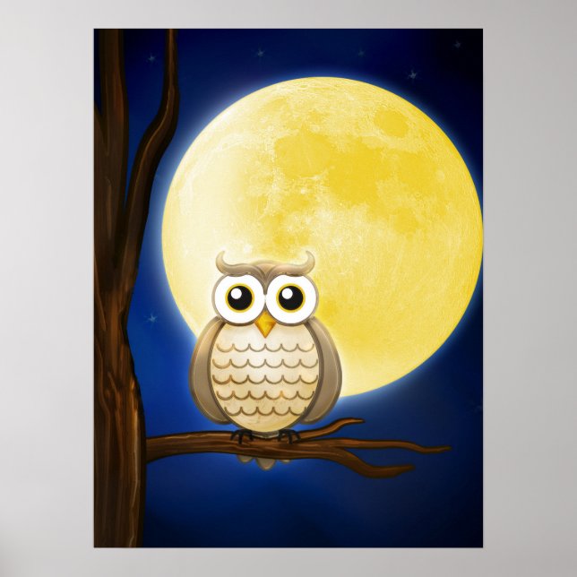 Chouette mignonne | Poster (Devant)