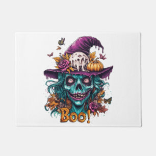 Chouette !" Paillasson Halloween Chapeau de Sorciè