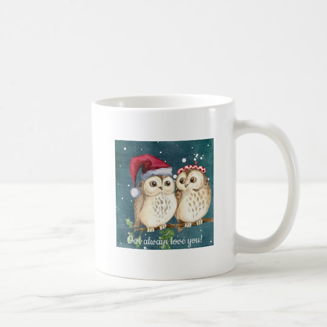Chouette T'aime toujours la tasse de café (Droite)