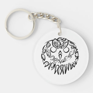 Chouette tribale noire et blanche