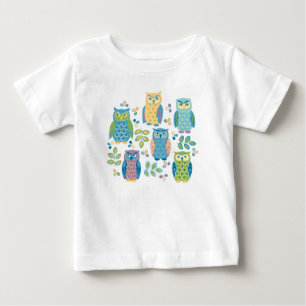 Chouettes colorées T-shirt Toddler