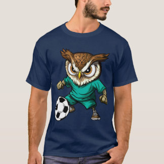 Chouettes de football - T-shirt d'oiseaux