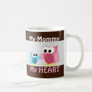 Chouettes - Ma maman, mon coeur - Mug de la fête d