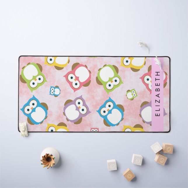 Chouettes mignonnes, Chouette Motif, Chouettes col (Tableau pour enfants)