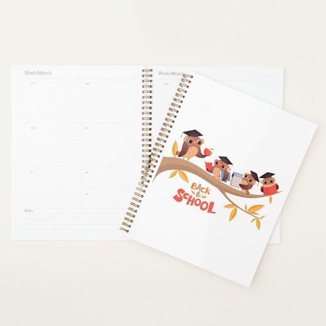 Chouettes mignonnes Retour à l'école (Créateur téléchargé)