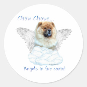 Chow Chow Angel - Sticker