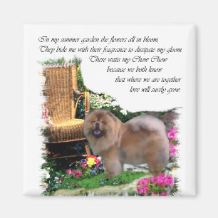 Chow Chow Art Geschenke Magnet