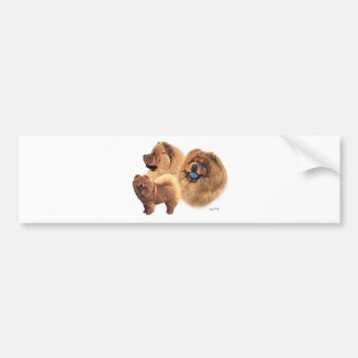Chow-Chow Autoaufkleber