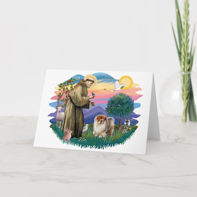 Chow Chow (B) Karte (Vorderseite)