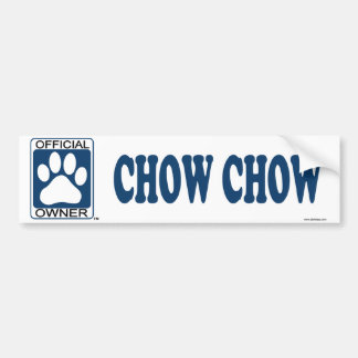 Chow-Chow-Blau Autoaufkleber