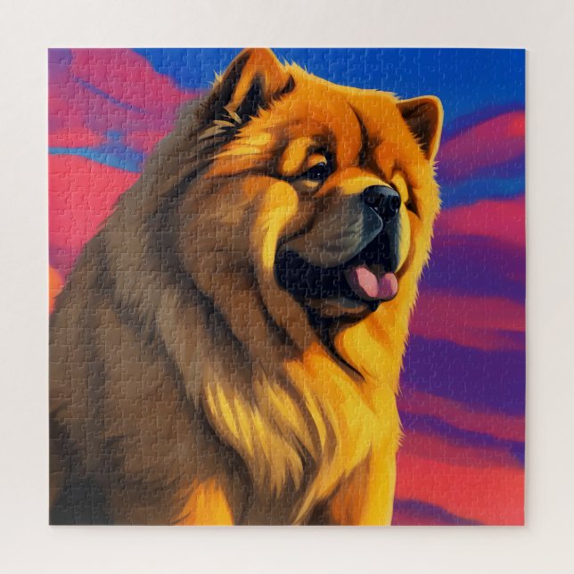 Chow Chow Cainting (Vertikal)