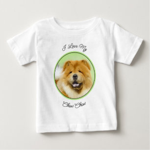 Chow Chow Cainting - Niedliche Original Hunde Art Baby T-shirt
