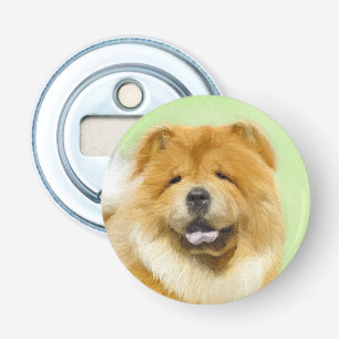 Chow Chow Cainting - Niedliche Original Hunde Art Flaschenöffner