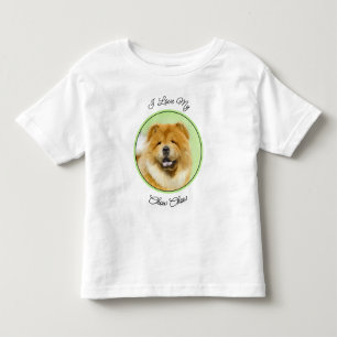 Chow Chow Cainting - Niedliche Original Hunde Art Kleinkind T-shirt