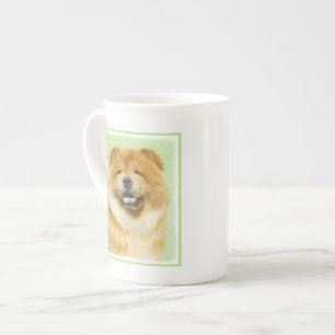 Chow Chow Cainting - Niedliche Original Hunde Art Prozellantasse