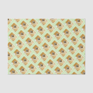 Chow Chow Cainting - Niedliche Original Hunde Art Seidenpapier