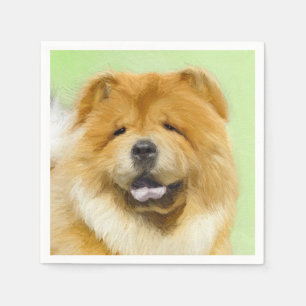 Chow Chow Cainting - Niedliche Original Hunde Art Serviette
