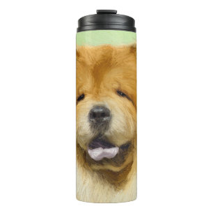 Chow Chow Cainting - Niedliche Original Hunde Art Thermosbecher