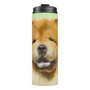 Chow Chow Cainting - Niedliche Original Hunde Art Thermosbecher