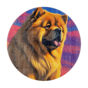 Chow Chow Cainting Schneidebrett