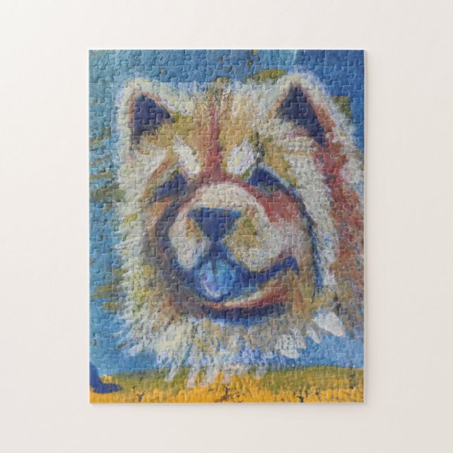 Chow Chow Chow Abstrakt (Vertikal)