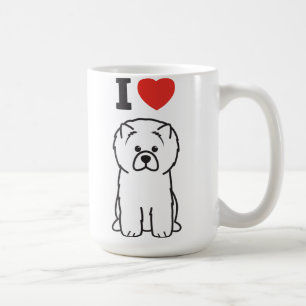 Chow-Chow Chow-Chow HundeCartoon Kaffeetasse