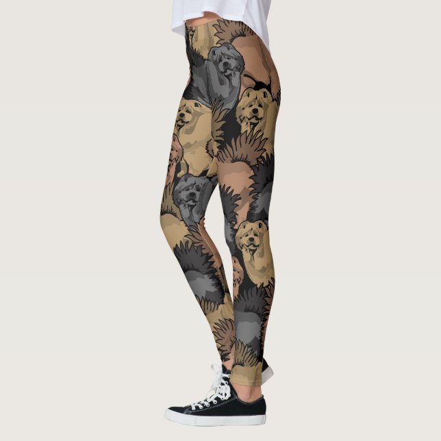 Chow-Chow Chow-Chow HundeLeggings gedruckt Leggings (Links)
