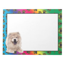 Chow Chow Chow farbenfrohe Hundekuchen Muster Noti