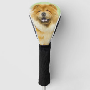 Chow Chow Chow Painting - Niedliche Original Hund Golf Headcover