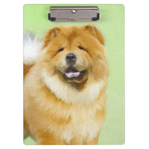 Chow Chow Chow Painting - Niedliche Original Hund  Klemmbrett
