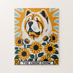 Chow Chow Chow Tarot Card