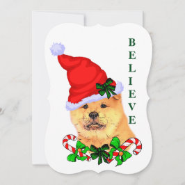 Chow Chow Chow WeihnachtsWeihnachtsWeihnachtsfeier Feiertagskarte