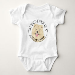 Chow Chow Dog Big Brother Baby Strampler