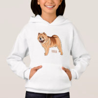 Chow Chow dog cartoon